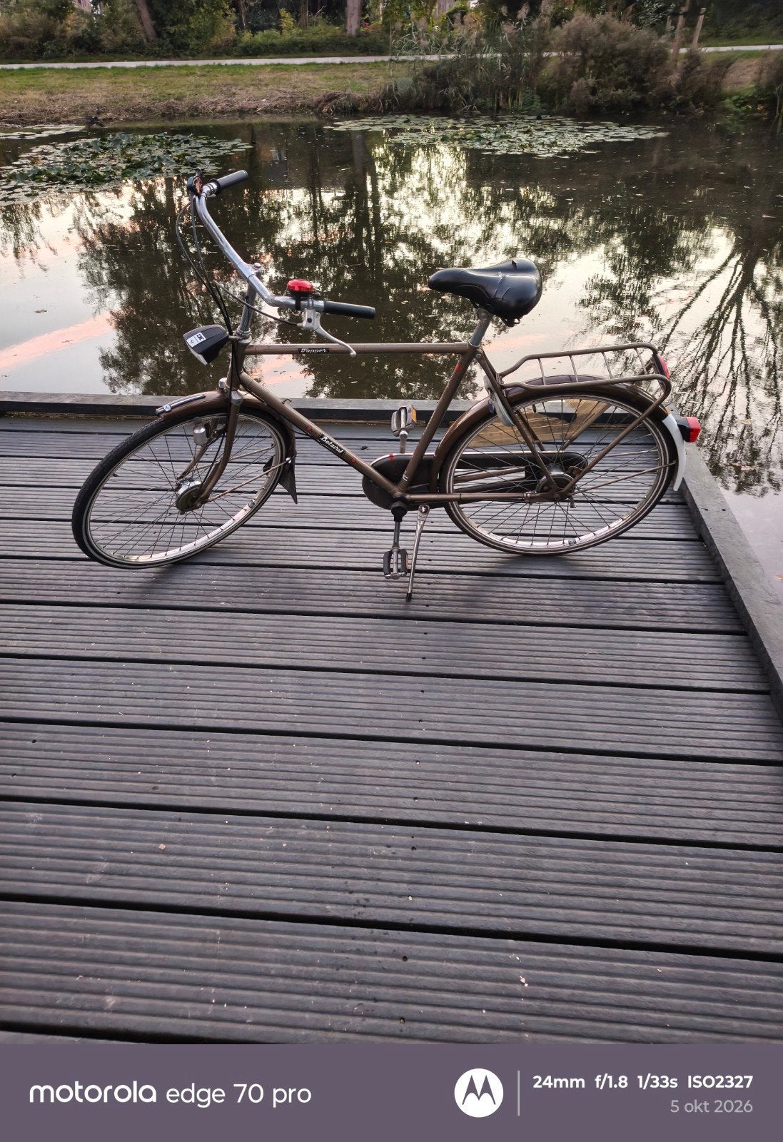 Herenfiets Batavus Topper met 3 versnellingen en 1 sleutel, Ophalen, Gebruikt, Versnellingen, Batavus