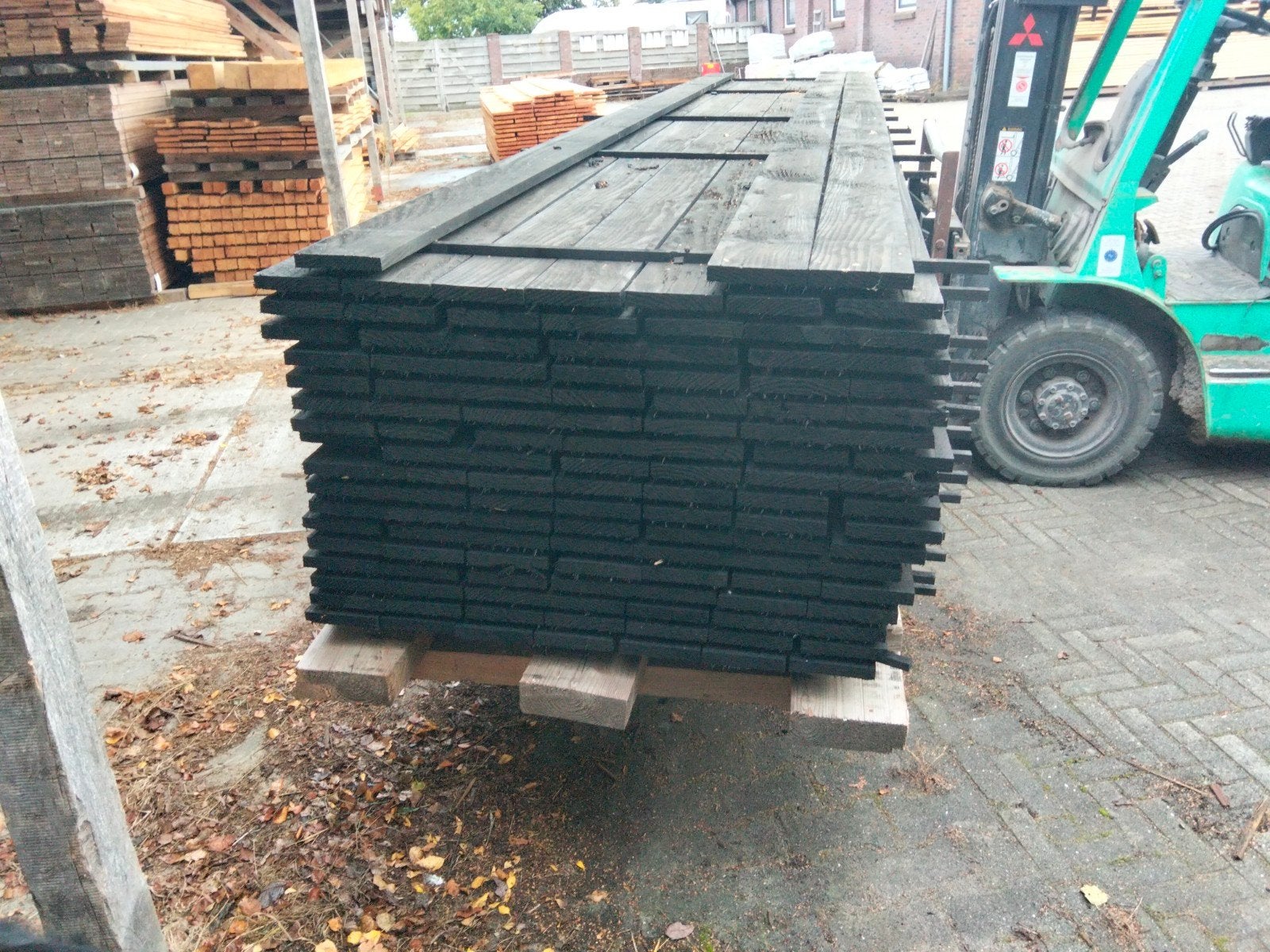 Zwarte Douglas/Lariks planken goedkoopste van NL, Ophalen, Nieuw, 250 cm of meer, Planken