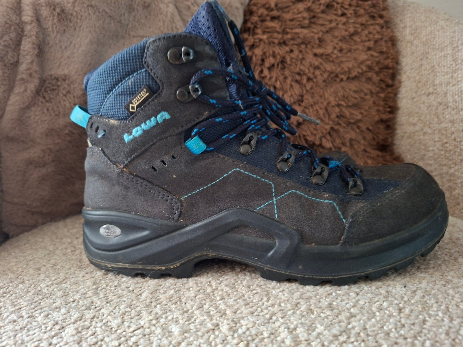 Lowa Renegade wandelschoenen donkerblauw maat 38, Ophalen of Verzenden, Zo goed als nieuw, Schoenen