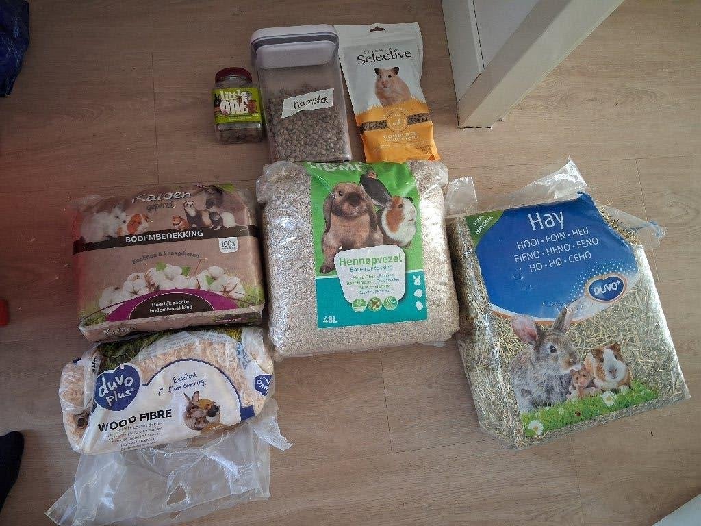 Spullen hamster, Dieren en Toebehoren, Ophalen, Gebruikt, Knaagmateriaal