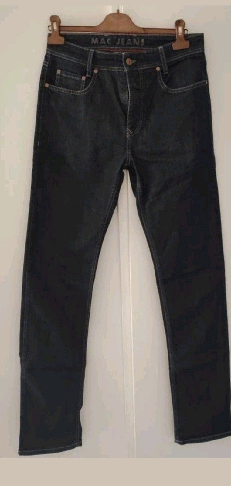MAC Jeans donkere spijkerbroek maat 32-36- Zo goed als nieuw, Mac Jeans, Blauw, W32 (confectie 46) of kleiner, Ophalen of Verzenden