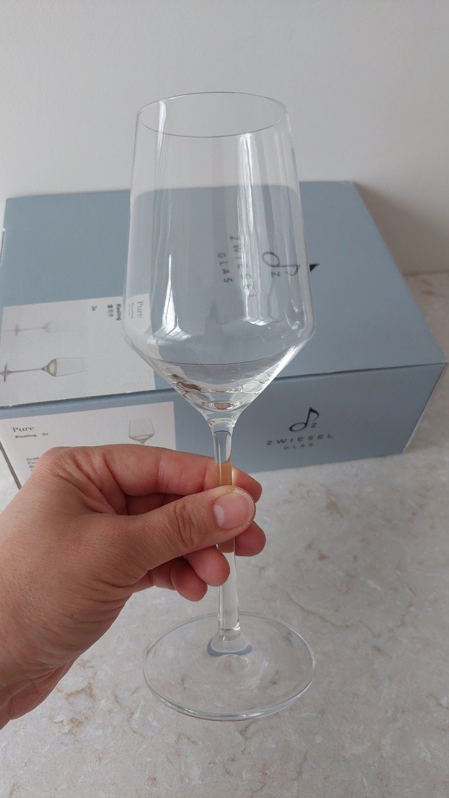 2 Scott Zwiesel Pure Riesling wijnglazen nieuw, Huis en Inrichting, Ophalen of Verzenden, Nieuw, Glas
