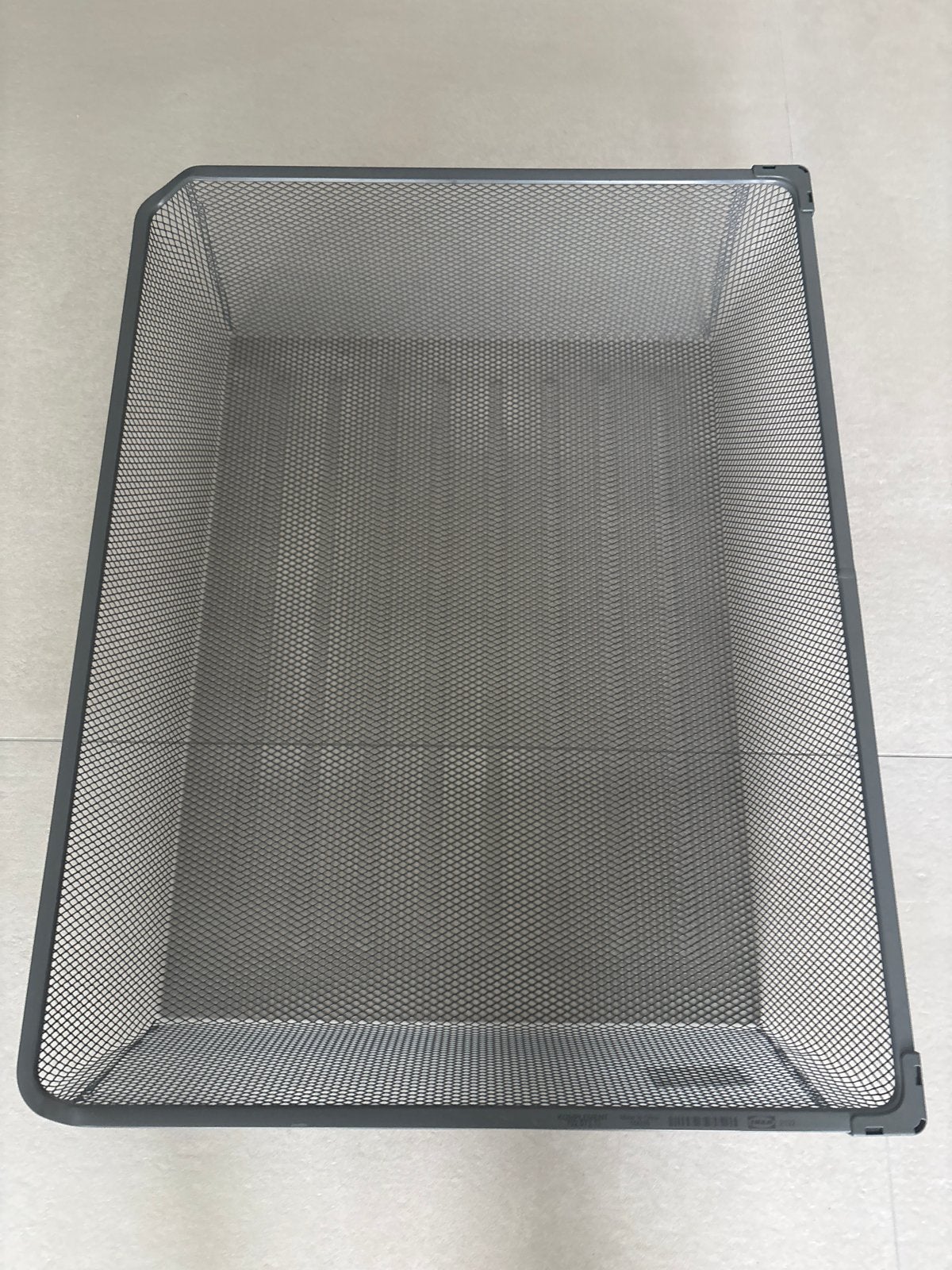 IKEA KOMPLEMENT mand, donkergrijs, Huis en Inrichting, Woonaccessoires | Overige, Zo goed als nieuw, Metaal, Grijs, Modern, Ophalen