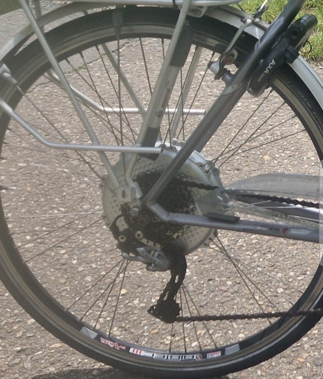 Achterwiel trek bionx, Fietsen en Brommers, Fietsonderdelen, Ophalen, Elektrische fiets