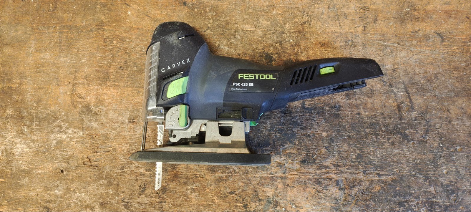 Festool psc420eb accu decoupeerzaag, Doe-het-zelf en Verbouw, Gereedschap | Zaagmachines, Gebruikt, Decoupeerzaag, Ophalen of Verzenden