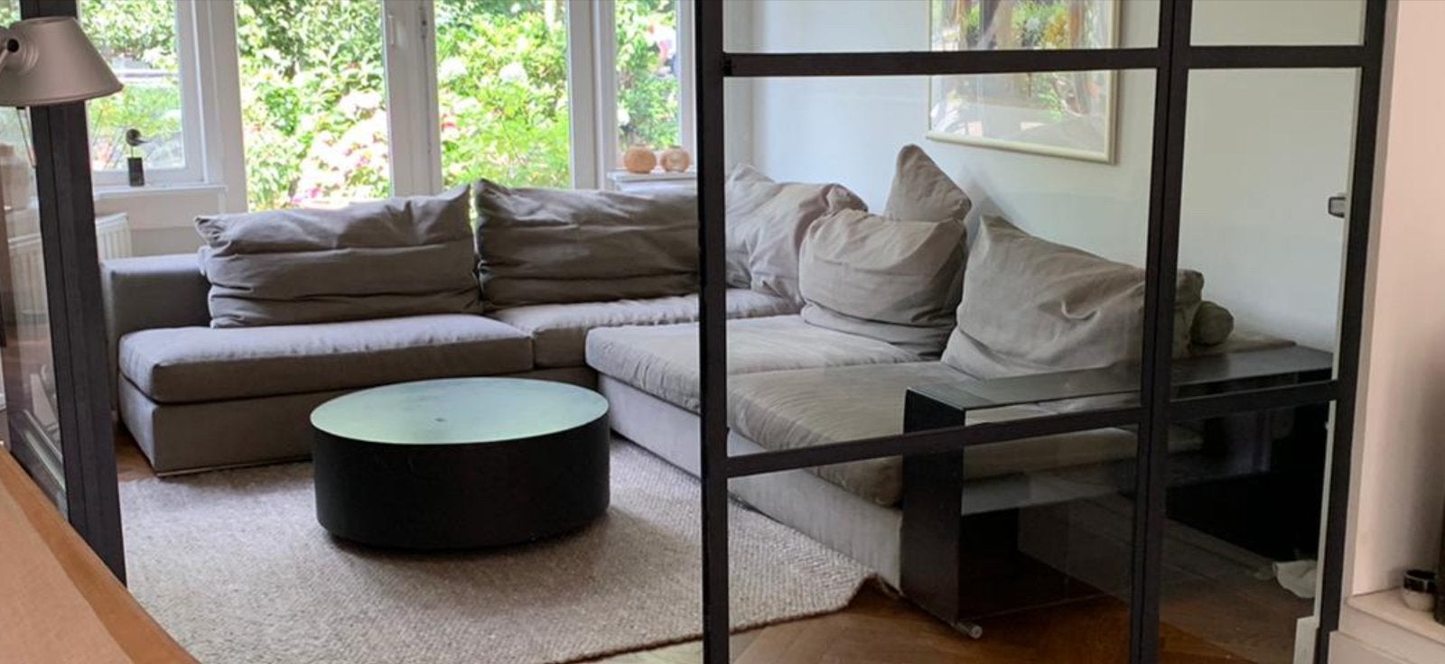 Flexform Loungebank - Modulair en Comfortabel, Ophalen, Gebruikt, 100 tot 125 cm, Hoekbank