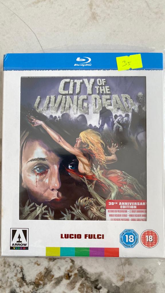 City of the living dead blu ray limited window box arrow, Ophalen of Verzenden, Zo goed als nieuw, Horror