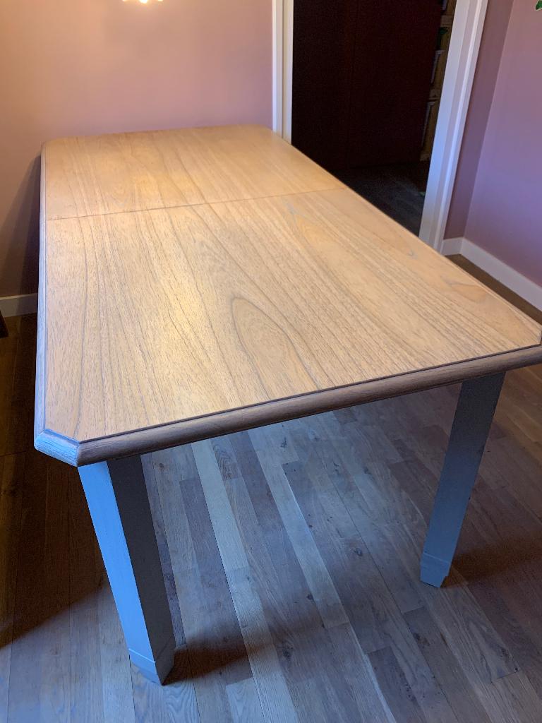 Uitschuifbare eettafel, Ophalen, Gebruikt, 50 tot 100 cm, Landelijk