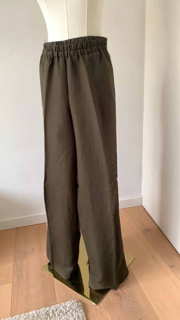 Linnen broek van H&M. Maat S, Ophalen of Verzenden, Zo goed als nieuw, Maat 36 (S), Lang