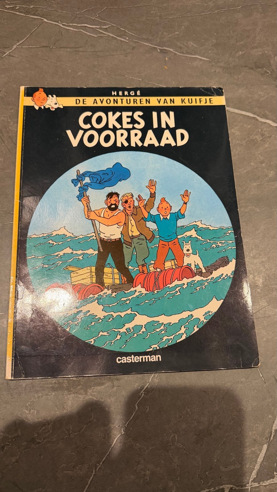 Kuifje: Cokes in Voorraad - Hergé (Casterman), Eén stripboek, Ophalen of Verzenden, Gelezen