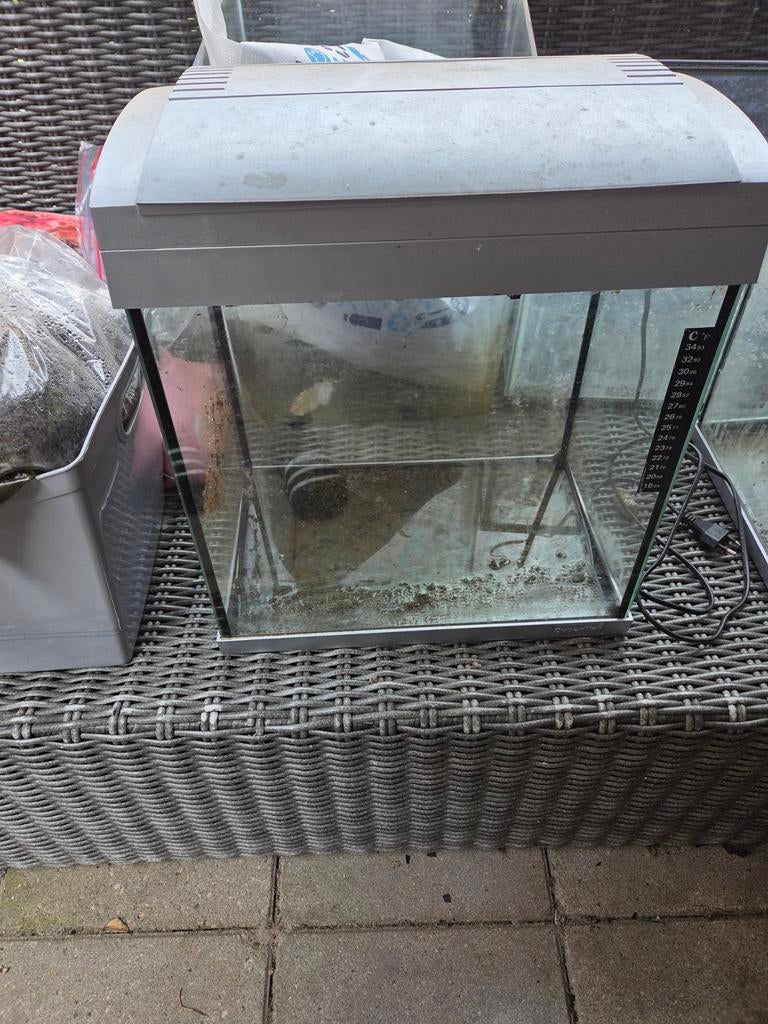 Aquarium, Ophalen of Verzenden, Zo goed als nieuw, Leeg aquarium