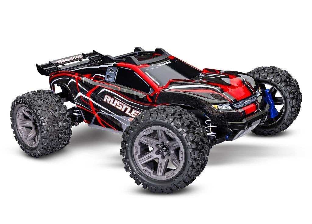 Rustler 4X4 Brushless 2s 1/10-scale 4WD Stadium Truck Rood, Ophalen of Verzenden, Nieuw, Elektro, Auto offroad