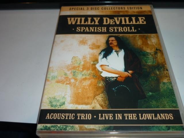 Willy DeVille de 2 cd's en dvd spanish stroll, Cd's en Dvd's, Cd's | Rock, Verzenden, Zo goed als nieuw, Poprock