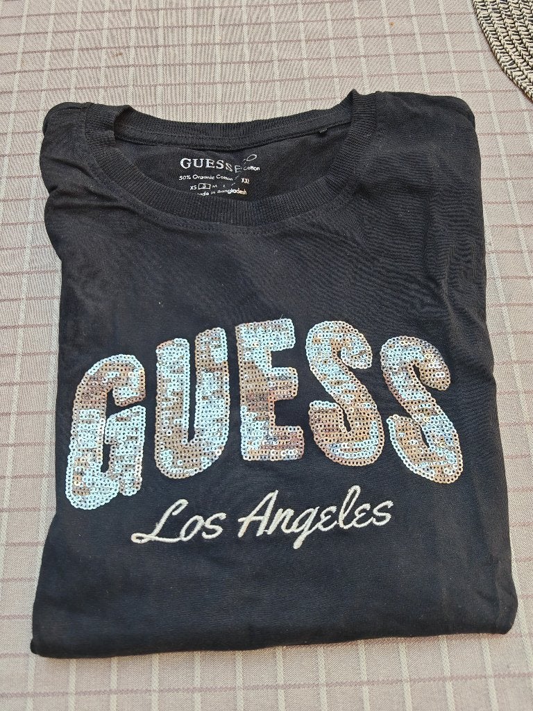 GUESS T-shirt, Guess, Zwart, Ophalen of Verzenden, Zo goed als nieuw