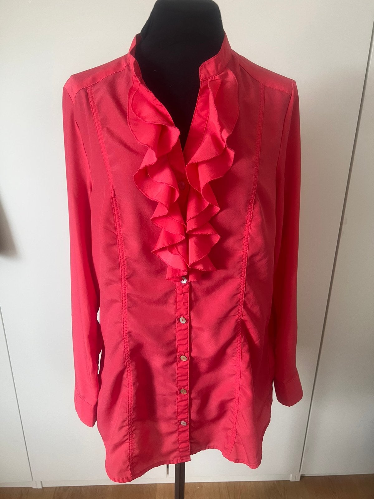 Blouse, Ophalen of Verzenden, Zo goed als nieuw, Maat 46/48 (XL) of groter, Roze