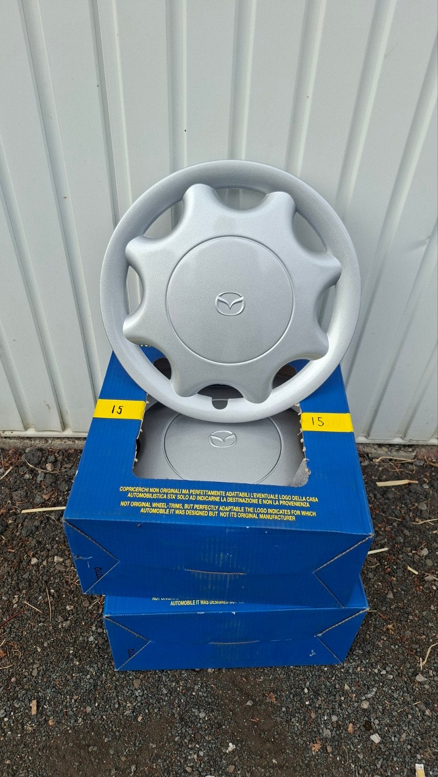 Mazda wieldoppen 15 inch, Ophalen of Verzenden, Nieuw