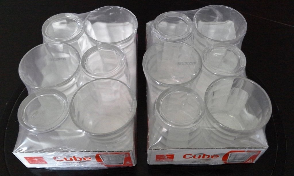 NIEUW: glazen 2x6 stuks. Nog in verpakking., Glas of Glazen, Nieuw, Ophalen of Verzenden, Glas