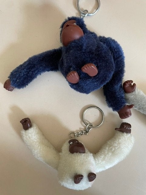 9 x sleutelhanger Kipling aap / aapje. Verschillende kleuren, Ophalen, Zo goed als nieuw, Overige typen