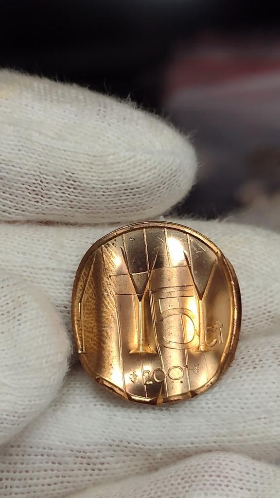 Stuiver - Wokkel - 2001, Postzegels en Munten, Munten | Nederland, Losse munt, 5 cent, Koningin Beatrix, Ophalen of Verzenden