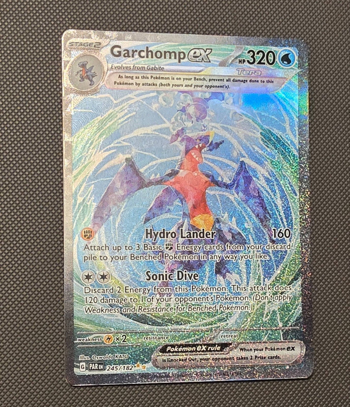 Garchomp EX Paradox Rift 245, Ophalen of Verzenden, Nieuw