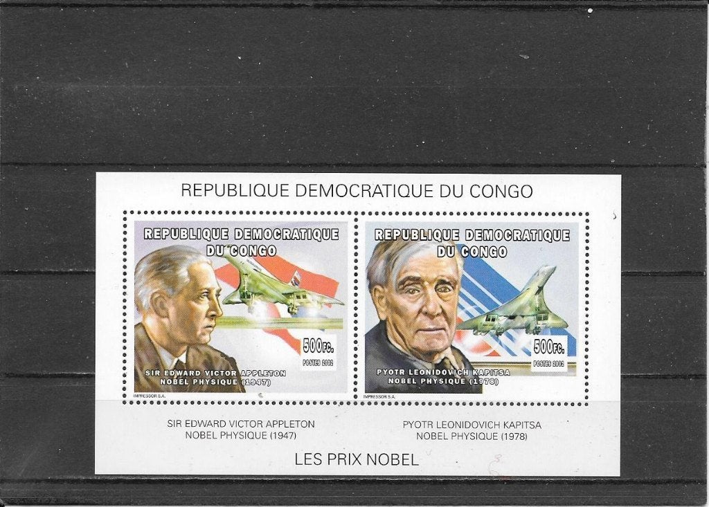 Congo Kinshasa Nobelprijswinnaars, Ophalen of Verzenden, Overige landen, Postfris