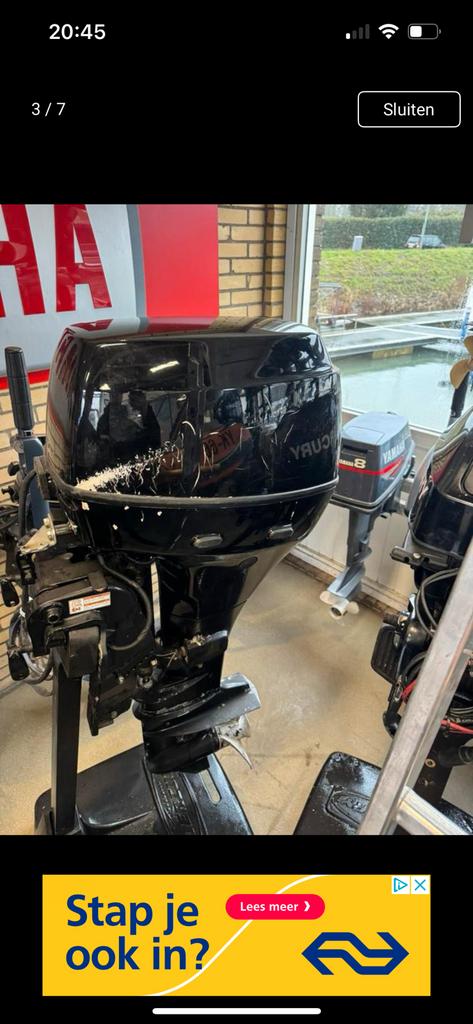 Buitenboordmotor 30 pk sezuki met power trim, Ophalen of Verzenden, Gebruikt