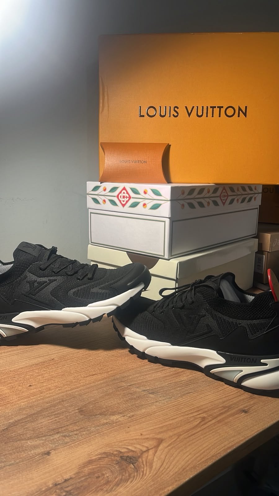 LV tatic knit sneaker size 42, Kleding | Heren, Verzenden, Zo goed als nieuw