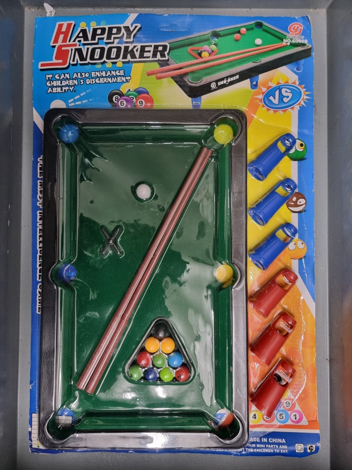 Happy Snooker Mini Biljart Speelset voor Kinderen, Ophalen of Verzenden, Nieuw, Jongen of Meisje