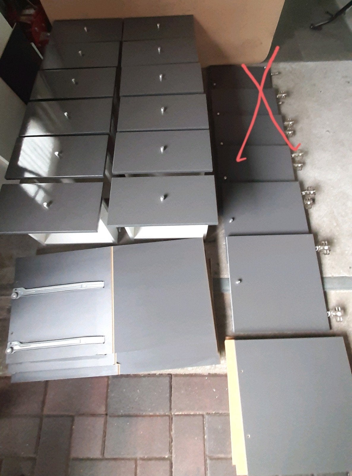 6 ladekasten  , 3 deurtjes voor ikea kallax Vakkenkast, Ophalen