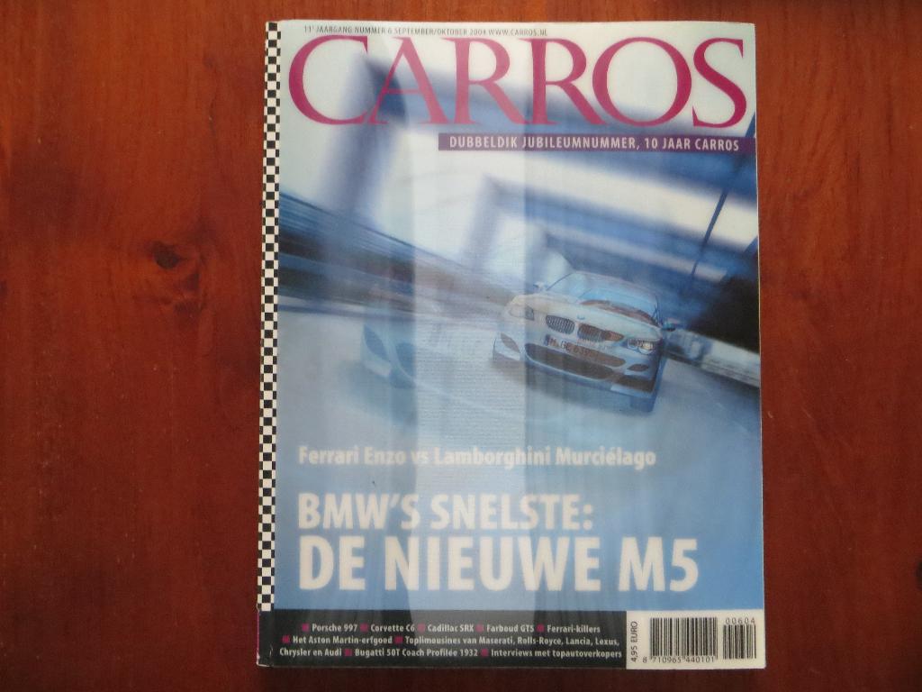 Carros 6 2004 (jubileumnummer): BMW M5, Ferrari Enzo, Boeken, Auto's | Folders en Tijdschriften, Nieuw, Audi, Ophalen of Verzenden