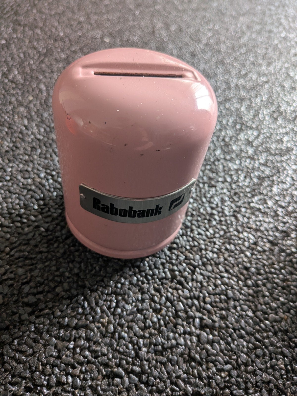 Rabobank spaarpot, Verzamelen, Ophalen of Verzenden, Gebruikt, Metaal of Blik, Overige thema's
