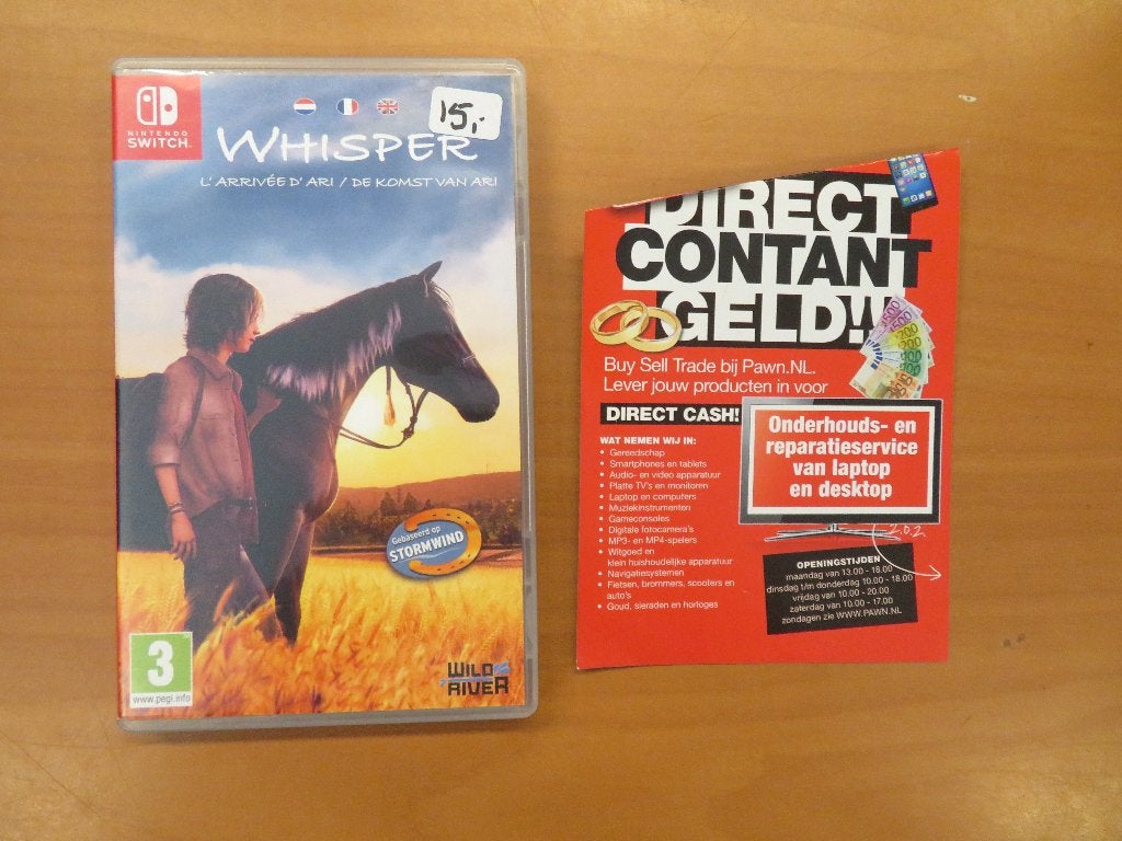 Nintendo Switch Whisper: De komst van Ari | Pawn Eindhoven, Gebruikt, 1 speler, Vanaf 3 jaar, Ophalen