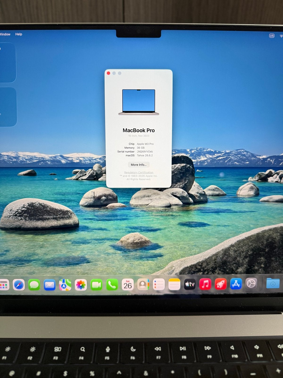 Foto 5 van MacBook Pro 16 inch M3 Pro - 36 GB - 512 GB