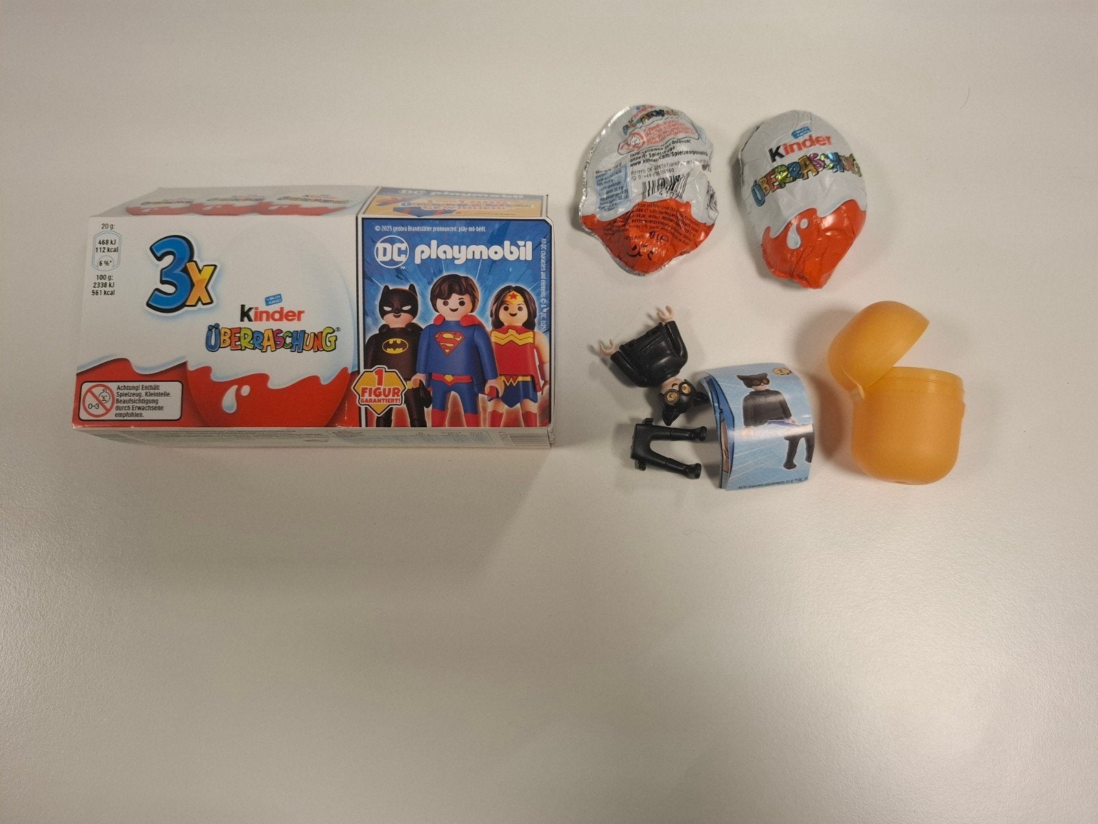 Duitse Kinder Überraschung met Playmobil DC Comics Catwoman, Verzamelen, Ophalen, Nieuw, Hardplasticfiguren