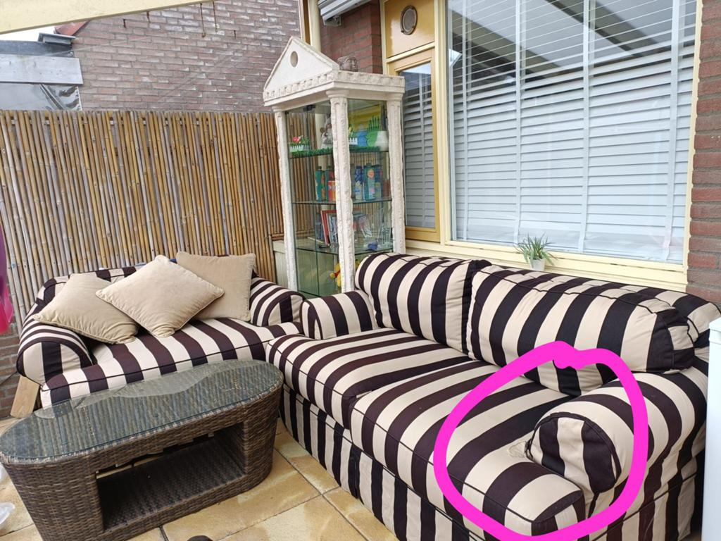 Bank for free gratis, Ophalen of Verzenden, Gebruikt, Vierpersoons of meer