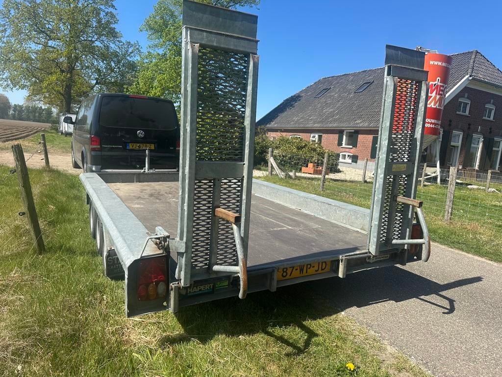 Hapert tridem Drieas  machinetransporter !!!, Ophalen of Verzenden, Zo goed als nieuw