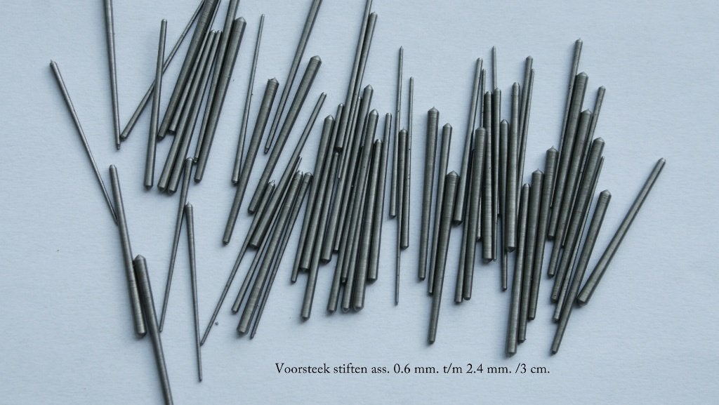 Voorsteekstiften per 20 - 50 - 100 - 1000 stuks div. maten., Antiek en Kunst, Ophalen of Verzenden