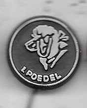 POEDEL HONDEN DIEREN SPELD, Ophalen of Verzenden, Gebruikt, Dier of Natuur, Speldje of Pin