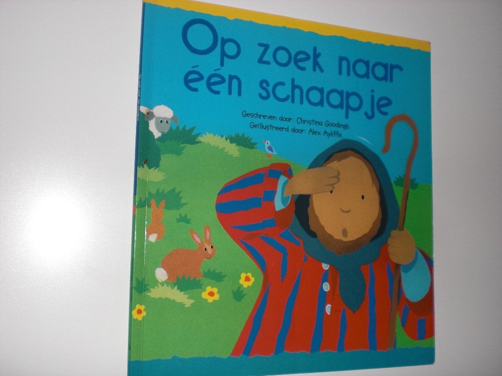 OP zoek naar 1 schaapje - Christine Goodings, Ophalen, Zo goed als nieuw, Fictie algemeen