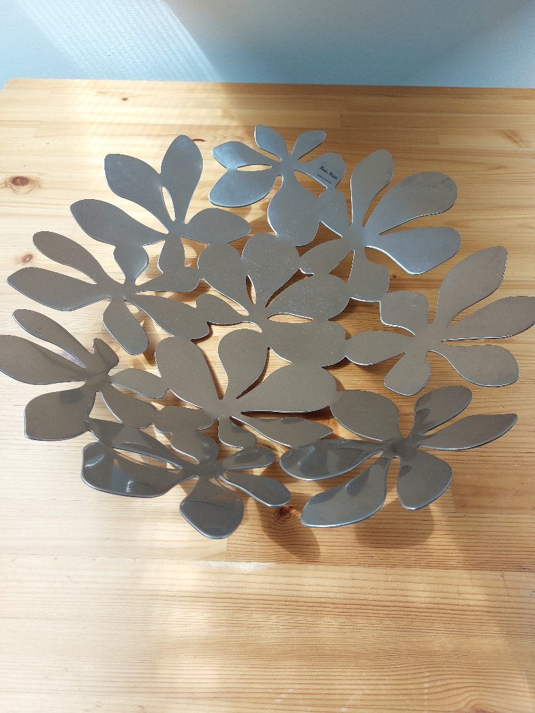 Design Metalen Fruitschaal uit de Stockholm serie uit 1999, Overige materialen, Schaal, Rond, Ophalen of Verzenden