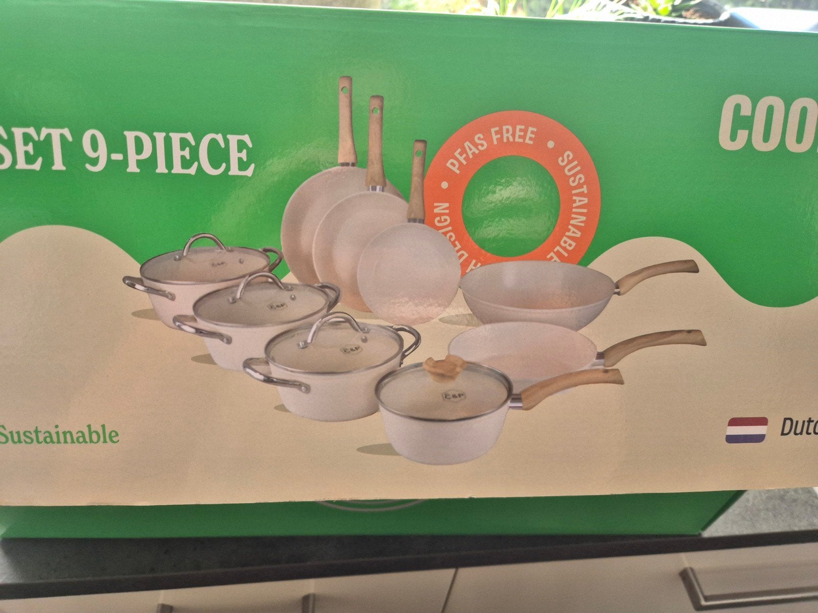 Pannenset Cook&Pan Ivory, Ophalen, Pannenset, Zo goed als nieuw, Rvs