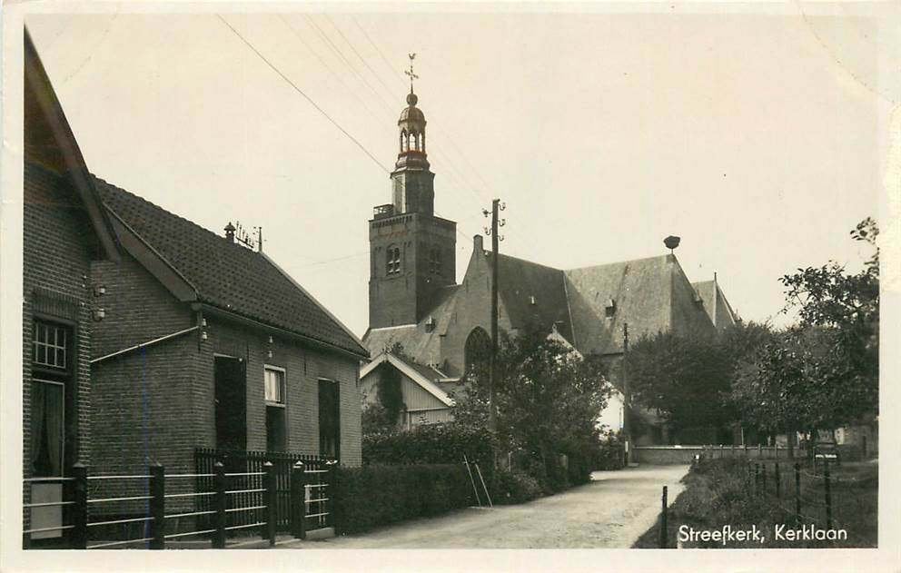 304-022-001 Streefkerk Kerklaan, Verzenden, Voor 1920, Zuid-Holland