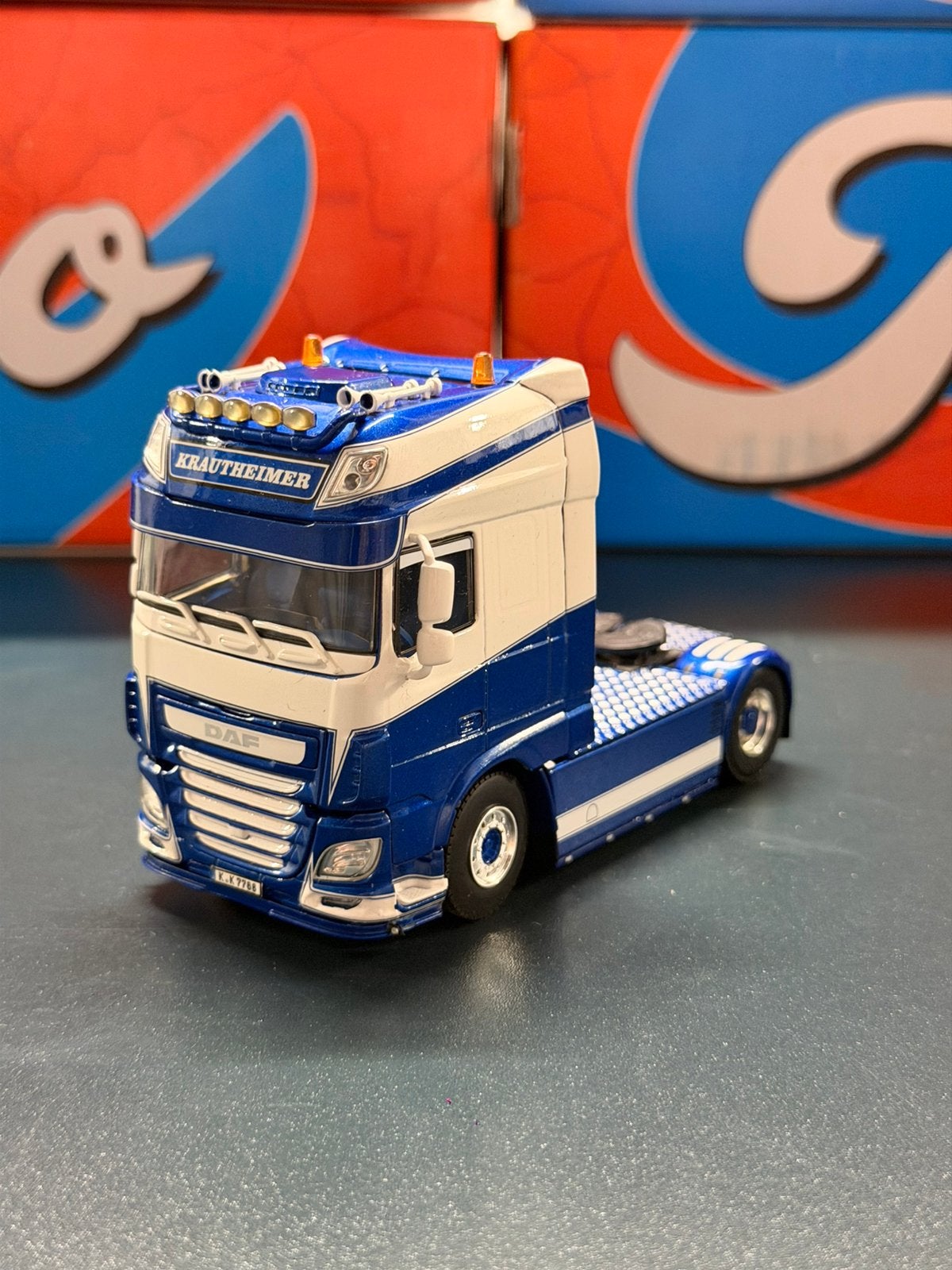 WSI DAF XF510 Super Space Cab – Krautheimer, Hobby en Vrije tijd, Ophalen of Verzenden, Nieuw, Bus of Vrachtwagen, Wsi