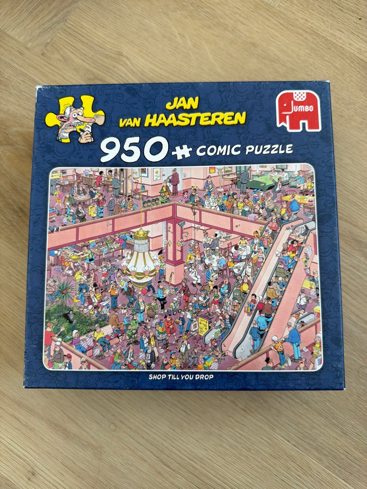 Jan van Haasteren Comic Puzzel - Shop Till You Drop (950), Ophalen, 500 t/m 1500 stukjes, Zo goed als nieuw, Legpuzzel