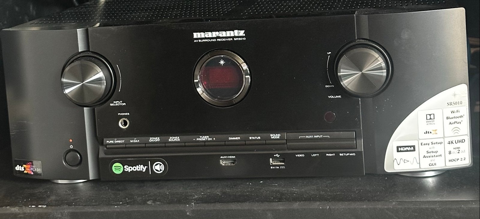 Marantz SR5010 AV Surround Receiver - Zo goed als nieuw, Zo goed als nieuw, 120 watt of meer, Ophalen, Marantz