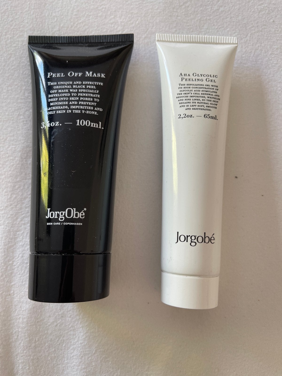 Jorgobé Peel Off Masker & AHA Glycolic Peeling Gel, Verzenden, Nieuw, Gehele gezicht, Reiniging