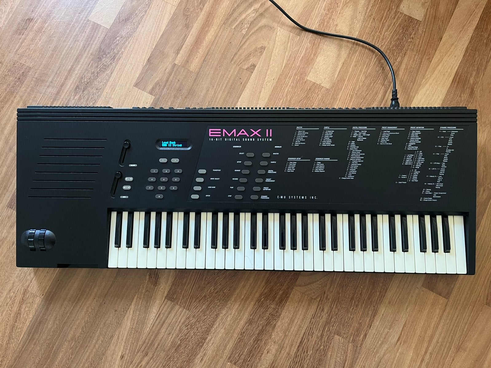 E-mu Emax II, Ophalen, Zo goed als nieuw