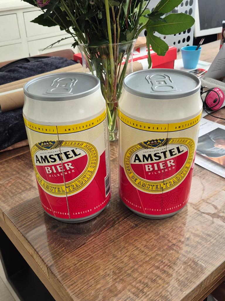 Amstel Bier CD Houders set van 2, Ophalen of Verzenden