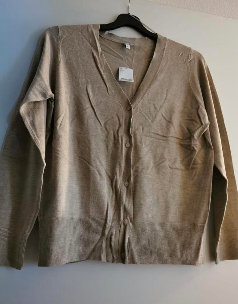 Nieuw HEMA Dames Vest Zandkleur Maat XL, Ophalen of Verzenden, Nieuw, Maat 46/48 (XL) of groter, Beige