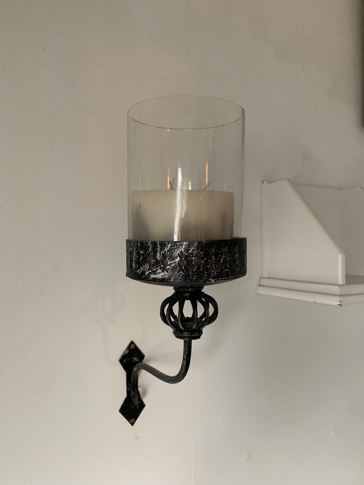 Durga kaars kandelaars, Ophalen, Zo goed als nieuw, Glas
